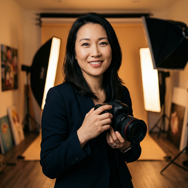 黄色仓库摄影师李婉清